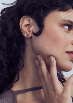 Guinevere Studs - Ruby