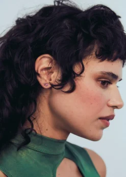 Guinevere Studs - Ruby